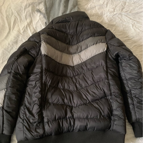 Fall jacket - Black and white - Picture 2 of 2